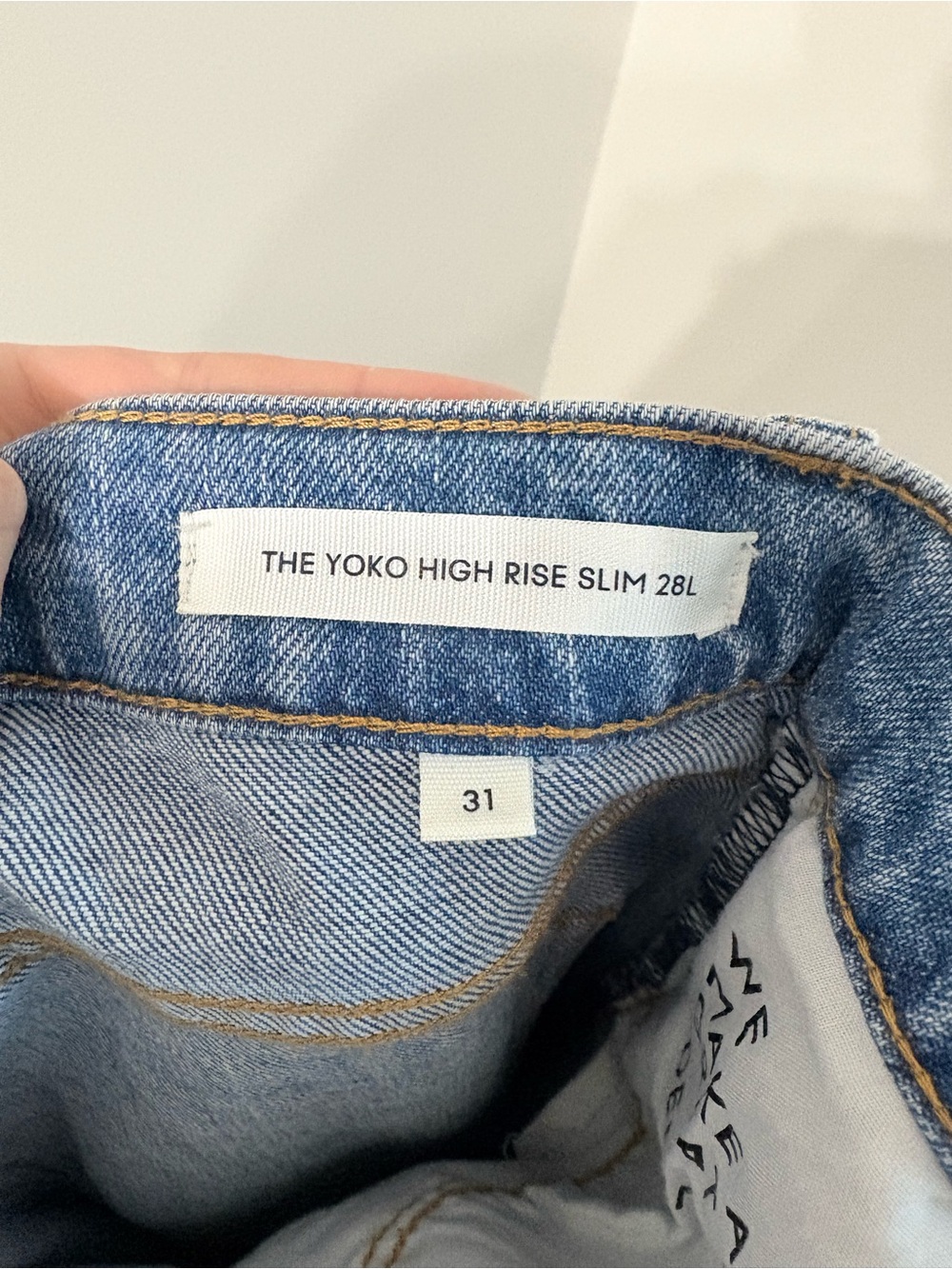 DENIM FORUM The Yoko High Rise Slim 28L - Picture 5 of 6